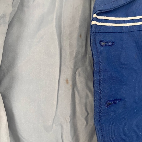 80’s Vintage baby Blue sailor style Coat with White Trim - Picture 13 of 13